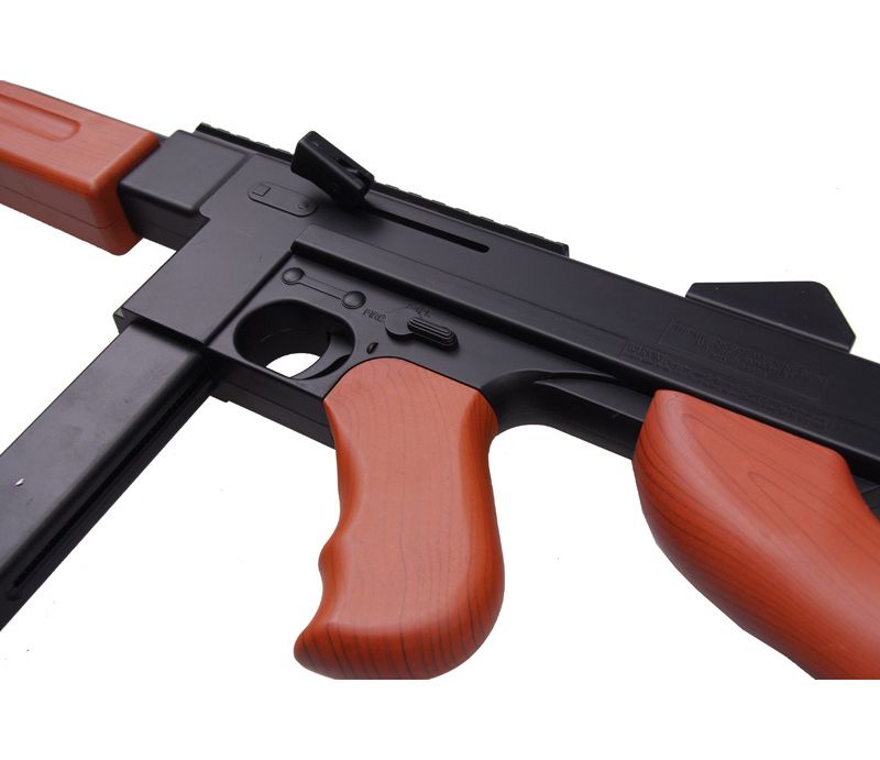 DOUBLE EAGLE THOMPSON M1A1 SPRING AIRSOFT SUB MACHINE GUN Tommy Rifle w